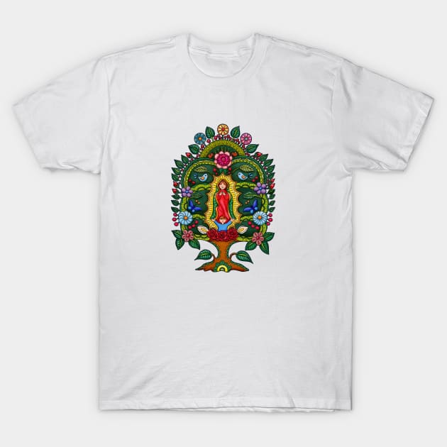 Mexican Tree of Life #1 T-Shirt by Colette